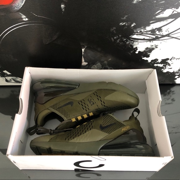 MENS NIKE AIR MAX 270 OLIVE CANVAS | NEW - Picture 7 of 8